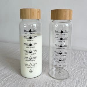 بطری پیرکس درب بامبو